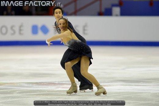2013-02-27 Milano - World Junior Figure Skating Championships 0905 Sofia Sforza-Francesco Fioretti ITA